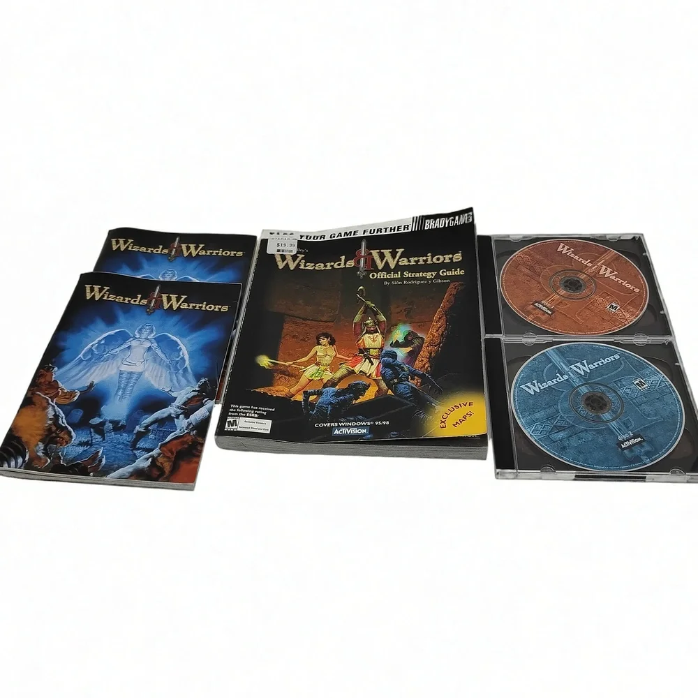 Wizards & Warriors PC CD-ROM Big Box Edition Vintage Win 95 98 RPG Game Rare